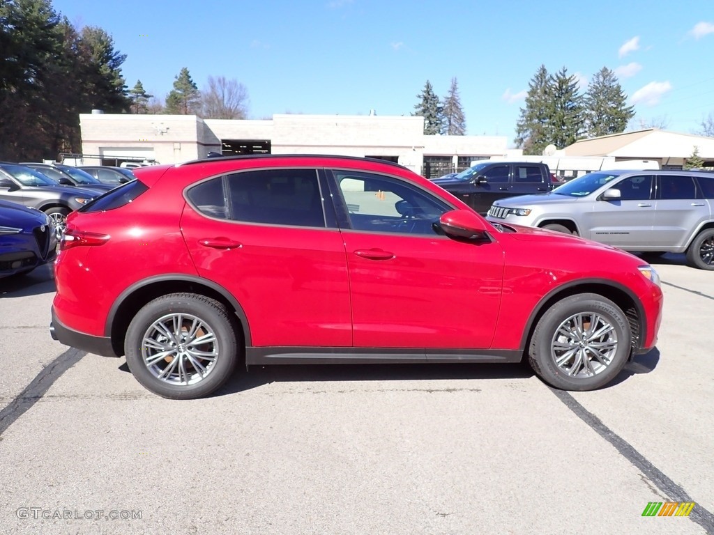 2023 Stelvio Sprint AWD - Alfa Rosso (Red) / Black photo #6