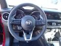 2023 Alfa Romeo Stelvio Black Interior Steering Wheel Photo