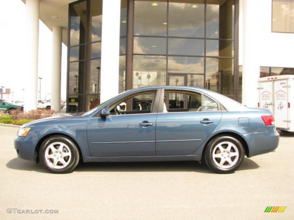 2006 Sonata GLS V6 - Aquamarine Pearl / Gray photo #1