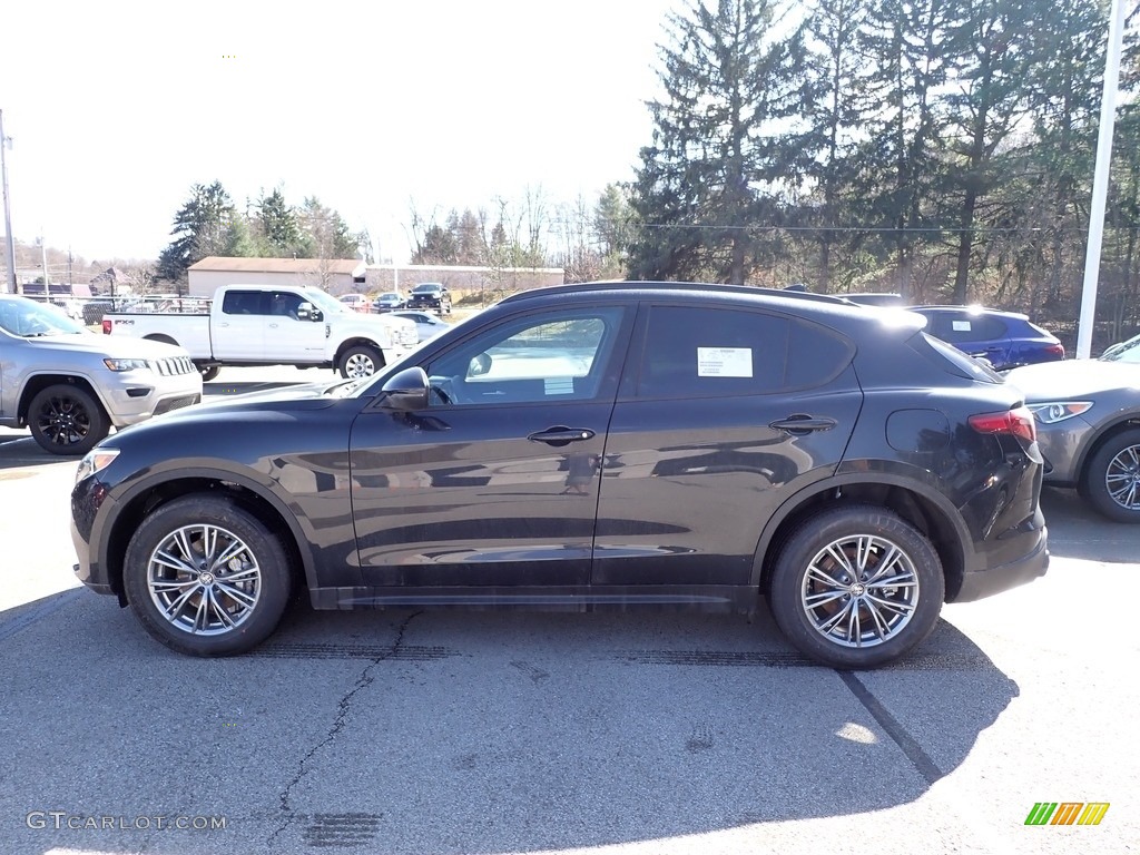 Vulcano Black Metallic 2023 Alfa Romeo Stelvio Sprint AWD Exterior Photo #145687391