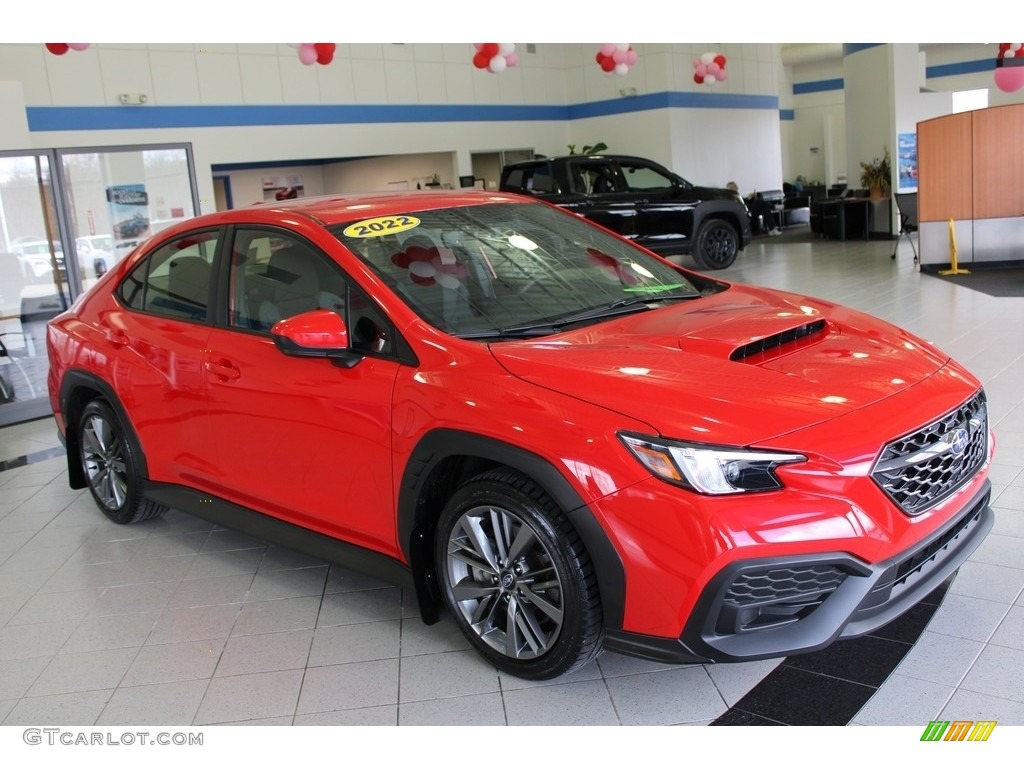 Ignition Red 2022 Subaru WRX Standard WRX Model Exterior Photo #145687418
