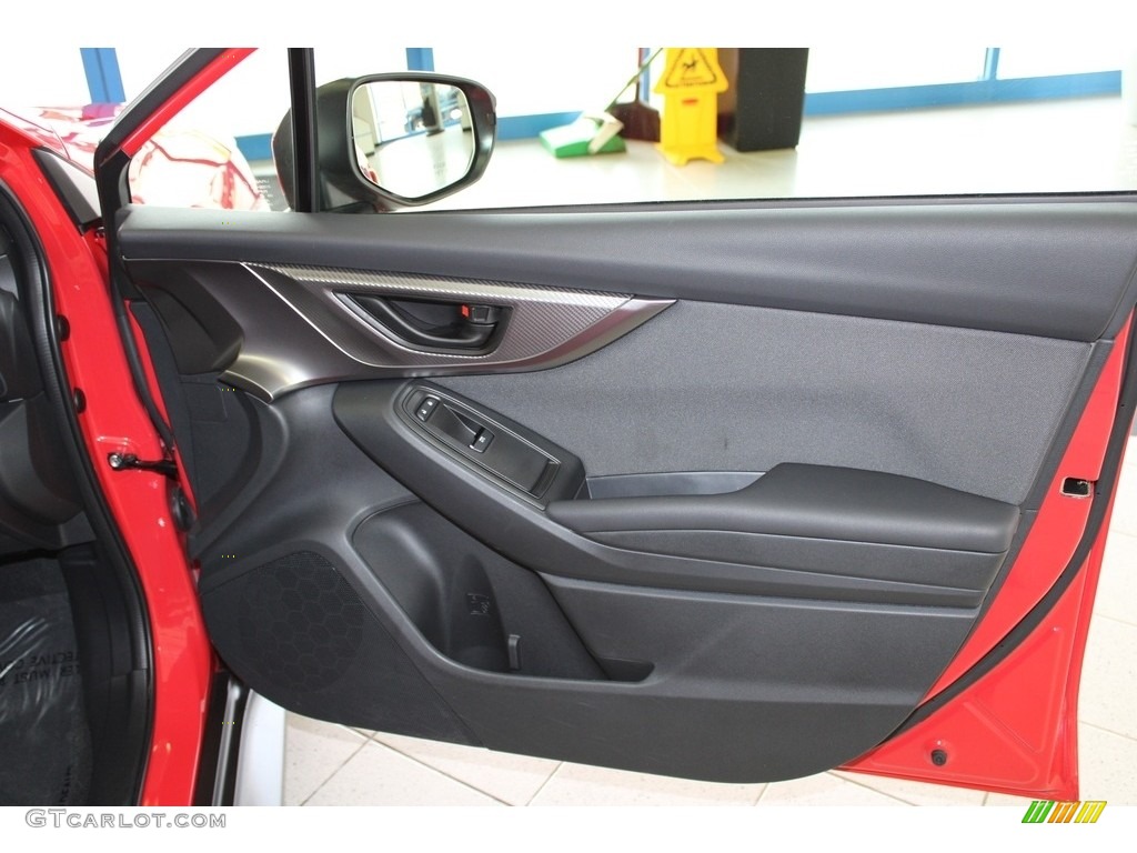 2022 Subaru WRX Standard WRX Model Carbon Black Door Panel Photo #145687568
