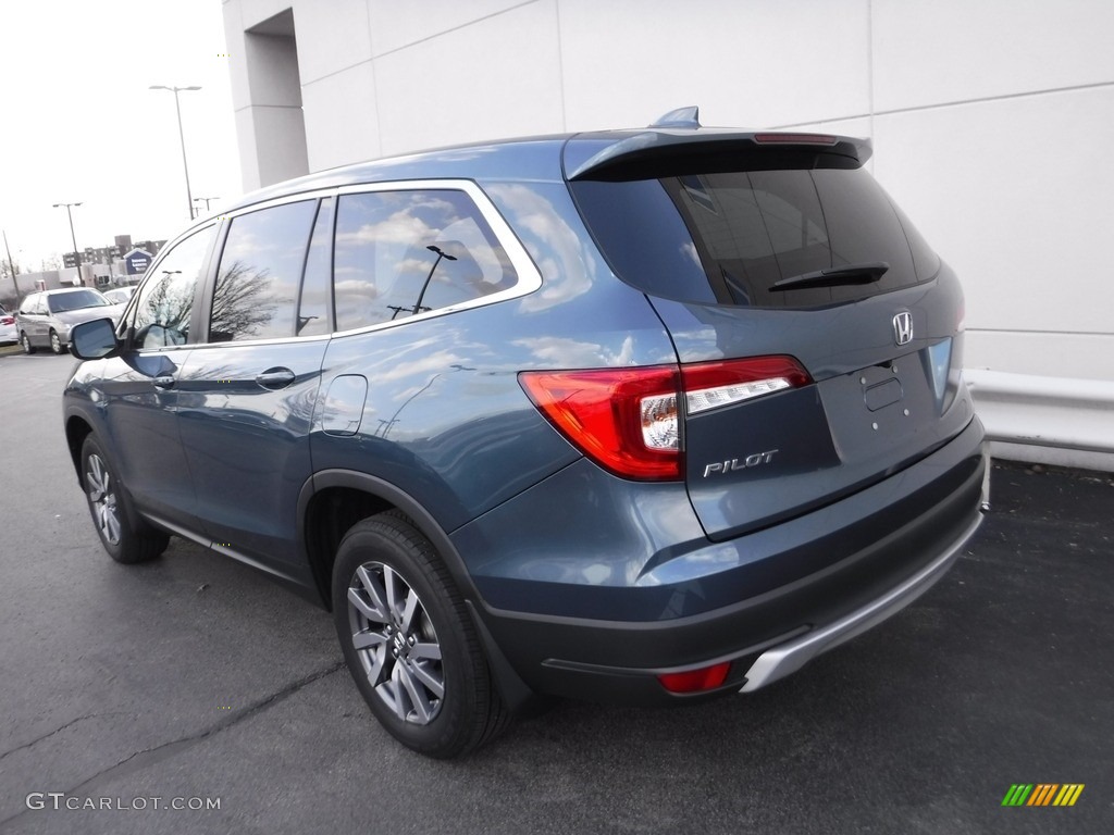 2020 Pilot EX-L AWD - Steel Sapphire Metallic / Gray photo #10