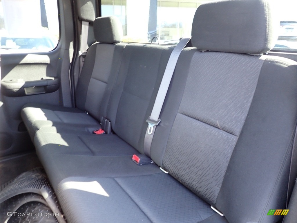 2013 Sierra 1500 SLE Extended Cab 4x4 - Steel Gray Metallic / Ebony photo #21