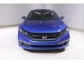 2021 Aegean Blue Metallic Honda Civic EX Sedan  photo #2