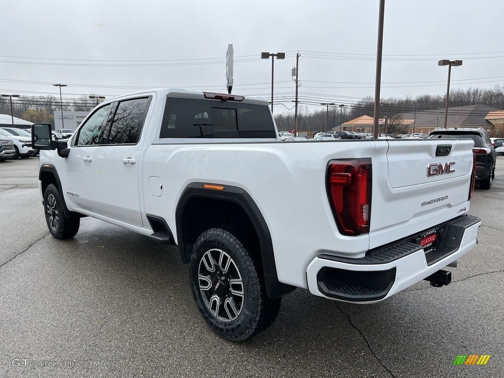 2023 Sierra 2500HD AT4 Crew Cab 4x4 - Summit White / Jet Black w/Kalahari Accents photo #2