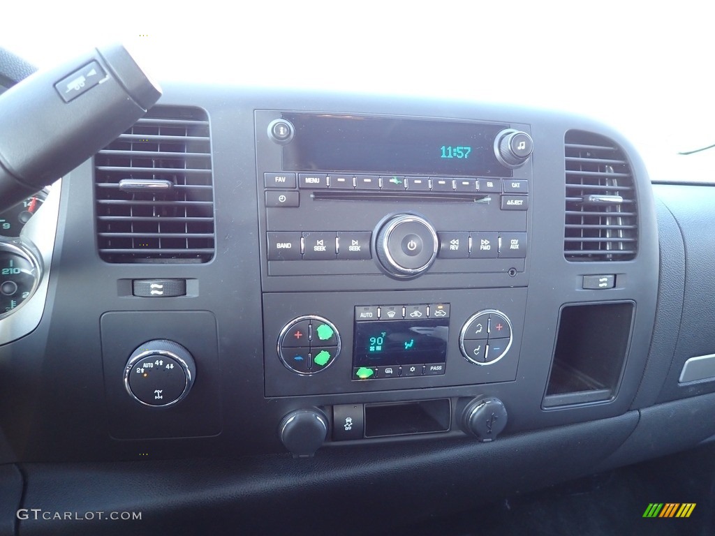 2013 Sierra 1500 SLE Extended Cab 4x4 - Steel Gray Metallic / Ebony photo #25