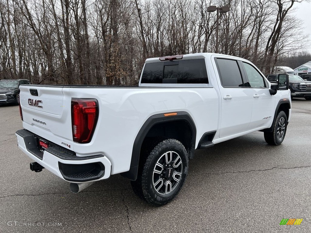 2023 Sierra 2500HD AT4 Crew Cab 4x4 - Summit White / Jet Black w/Kalahari Accents photo #3
