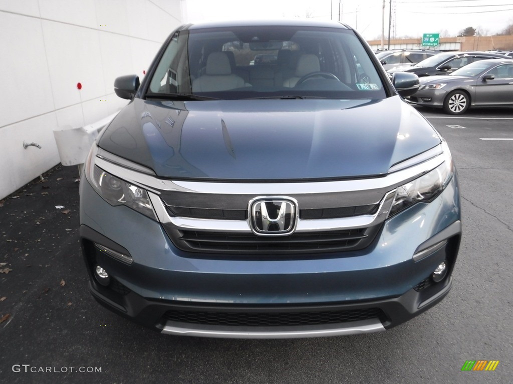 2020 Pilot EX-L AWD - Steel Sapphire Metallic / Gray photo #5
