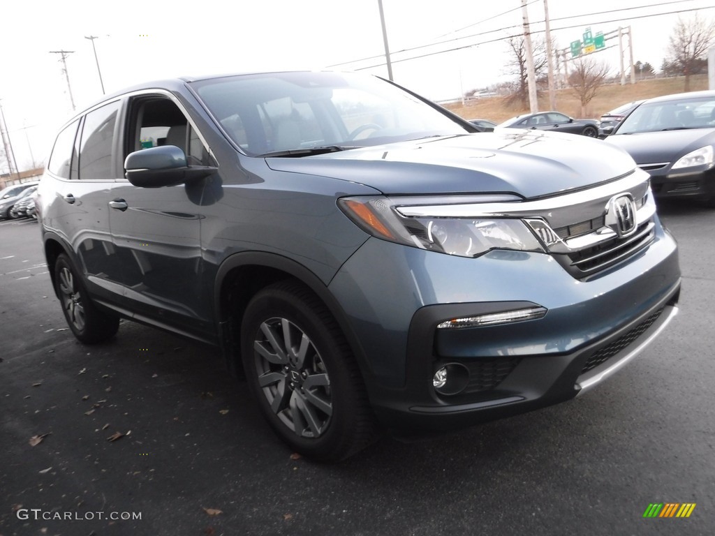 2020 Pilot EX-L AWD - Steel Sapphire Metallic / Gray photo #6