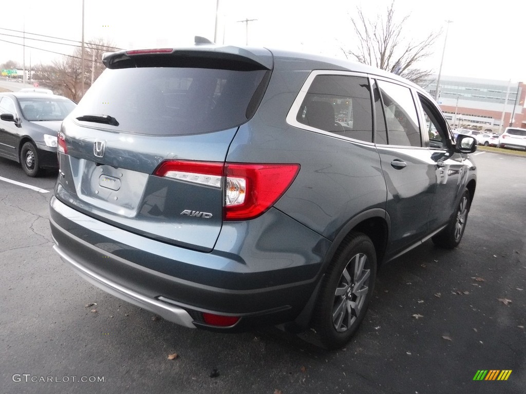 2020 Pilot EX-L AWD - Steel Sapphire Metallic / Gray photo #7