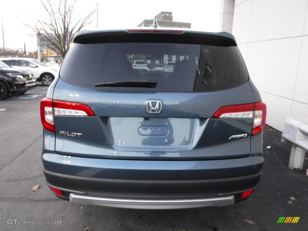 2020 Pilot EX-L AWD - Steel Sapphire Metallic / Gray photo #8