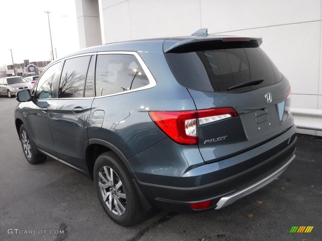 2020 Pilot EX-L AWD - Steel Sapphire Metallic / Gray photo #10