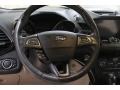 Medium Light Stone 2017 Ford Escape Titanium Steering Wheel