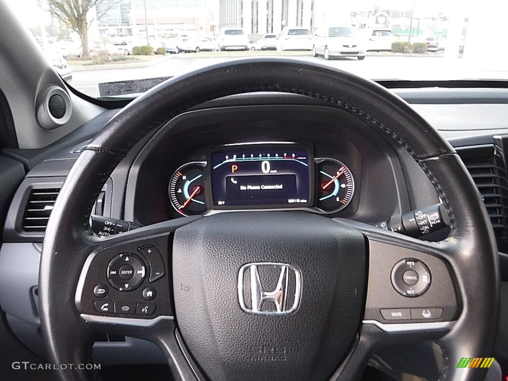 2020 Pilot EX-L AWD - Steel Sapphire Metallic / Gray photo #37