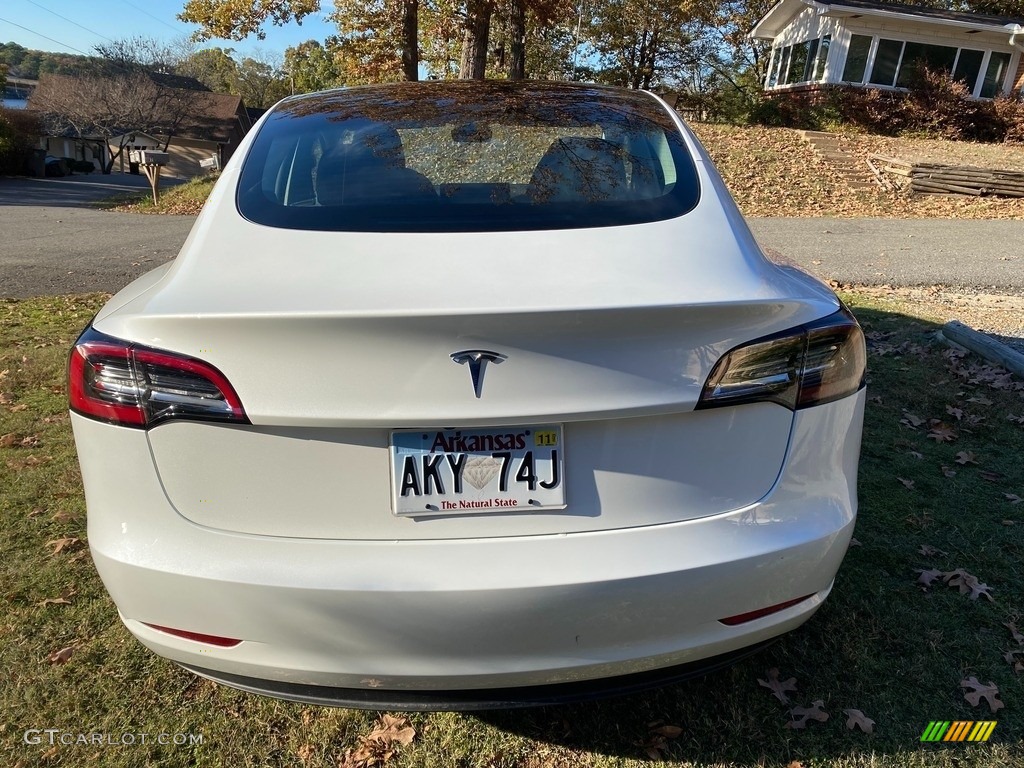 2023 Model 3 RWD - Pearl White Multi-Coat / Black photo #4