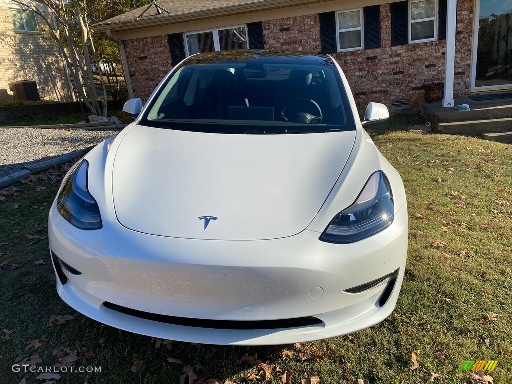 Pearl White Multi-Coat 2023 Tesla Model 3 RWD Exterior Photo #145689668