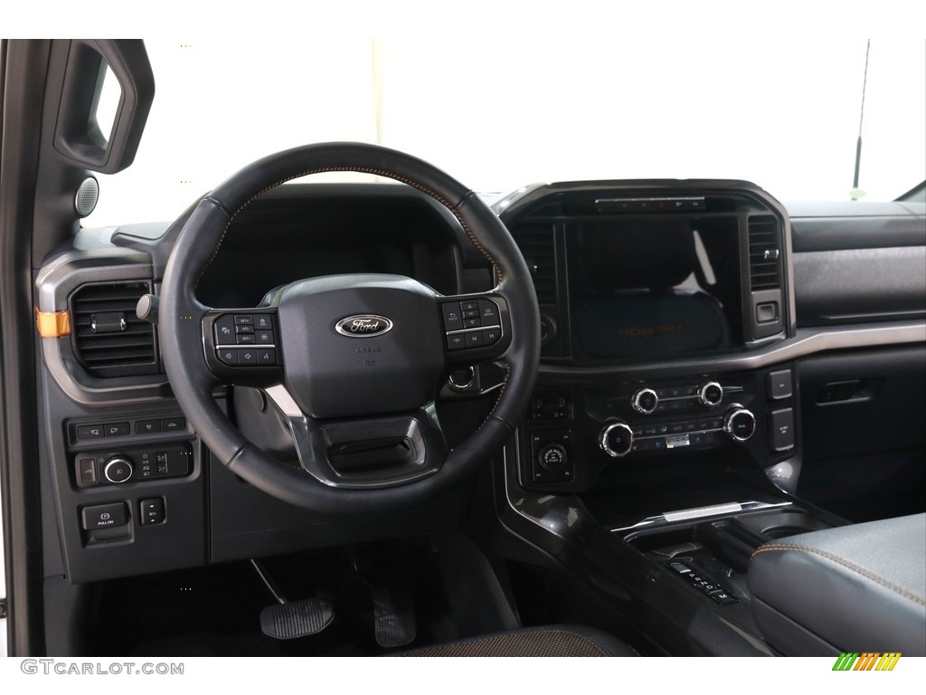 2022 Ford F150 Tremor SuperCrew 4x4 Black Dashboard Photo #145689950