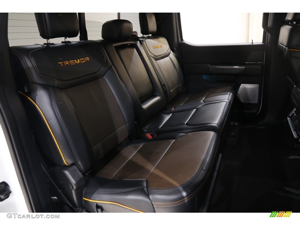 2022 Ford F150 Tremor SuperCrew 4x4 Rear Seat Photo #145690250