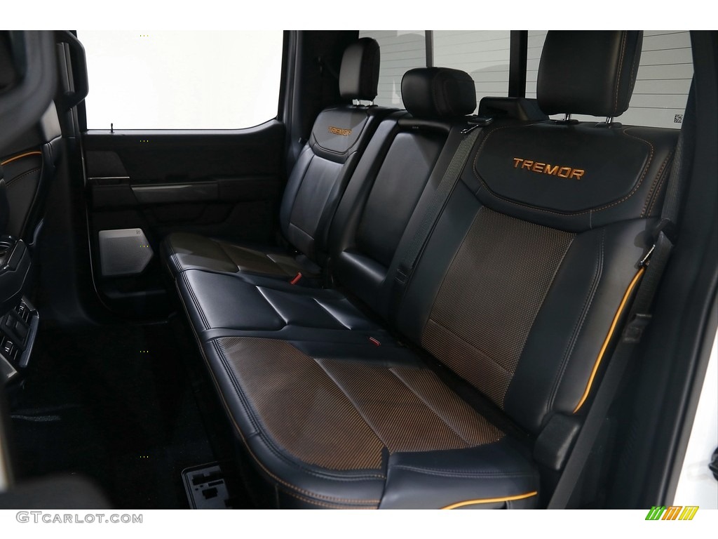 2022 Ford F150 Tremor SuperCrew 4x4 Rear Seat Photo #145690262