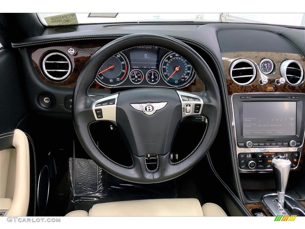 2015 Bentley Continental GT V8 S Convertible Linen Dashboard Photo #145690433