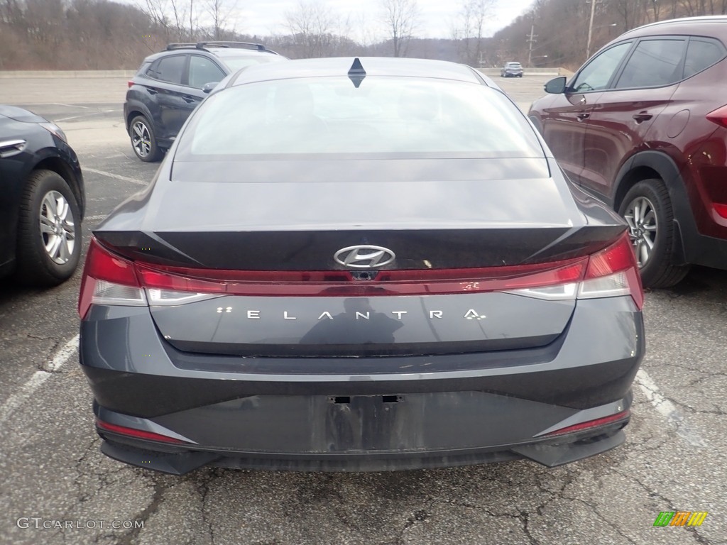 2021 Elantra SEL - Portofino Gray / Black photo #3