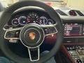 Black/Bordeaux Red Steering Wheel Photo for 2023 Porsche Cayenne #145691519