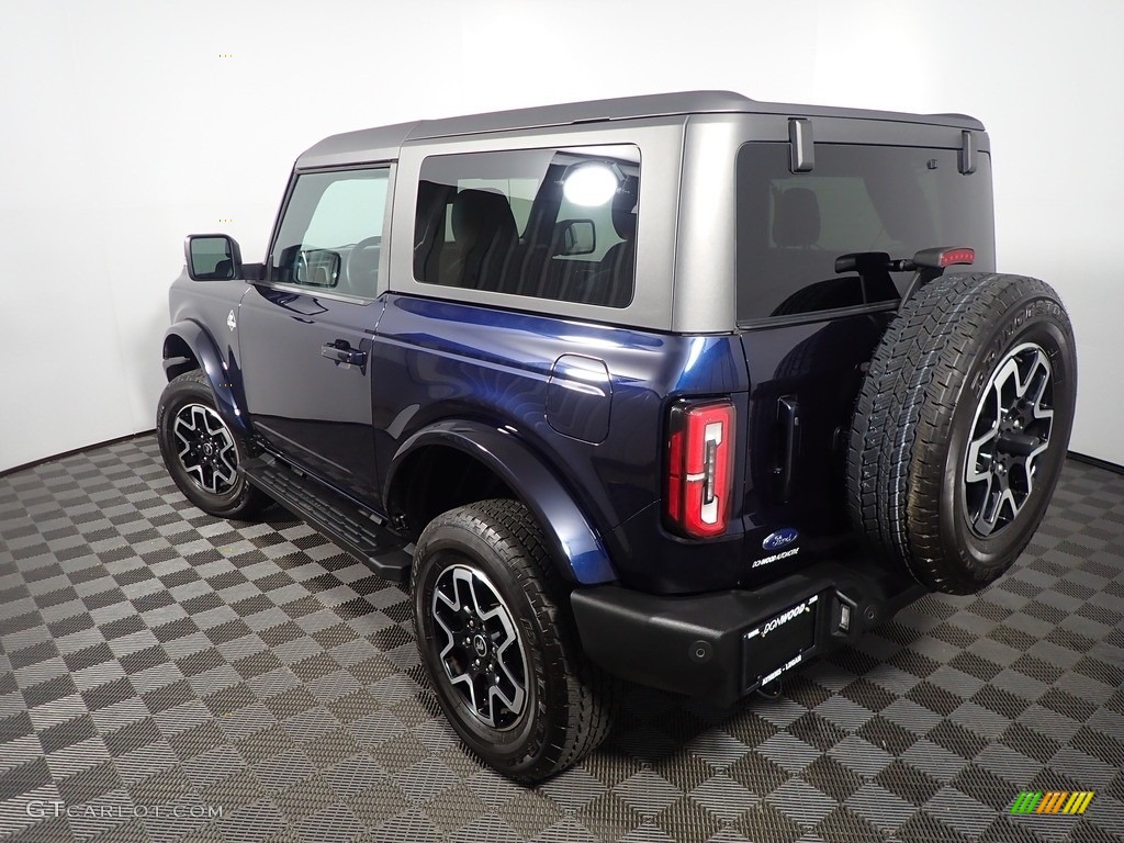 2021 Bronco Outer Banks 4x4 2-Door - Velocity Blue / Space Gray/Navy Pier photo #14