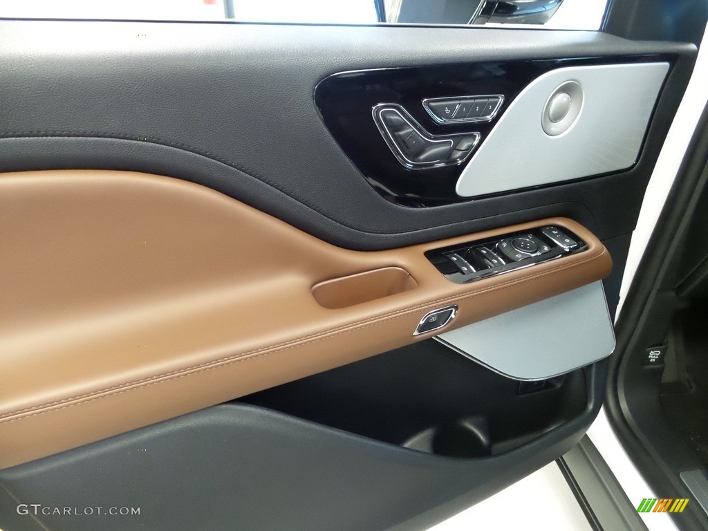 2022 Lincoln Aviator Reserve AWD Russet/Ebony Door Panel Photo #145691678