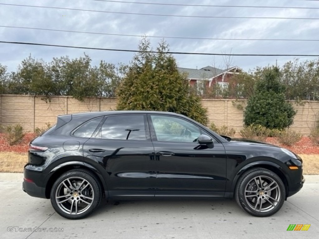 Chromite Black Metallic 2023 Porsche Cayenne Platinum Edition Exterior Photo #145691834