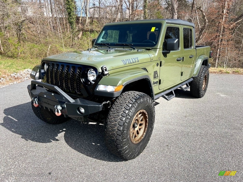 2021 Gladiator Willys 4x4 - Sarge Green / Black photo #2
