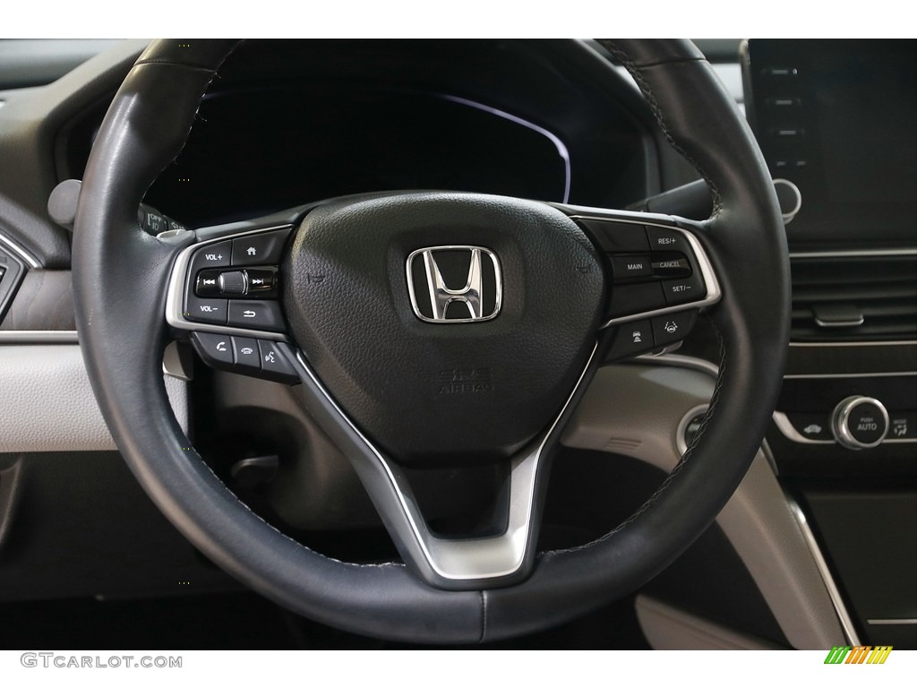 2018 Honda Accord EX-L Hybrid Sedan Gray Steering Wheel Photo #145693010