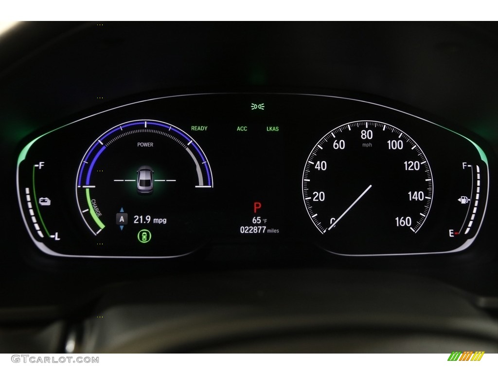 2018 Honda Accord EX-L Hybrid Sedan Gauges Photos