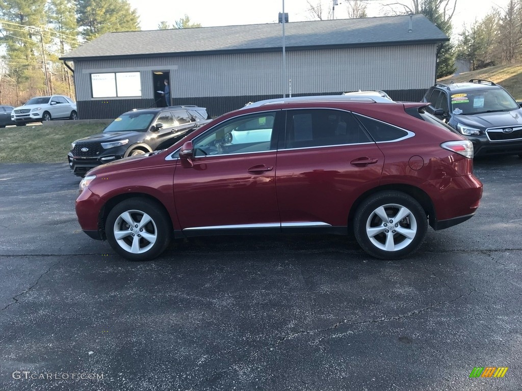 2012 RX 350 AWD - Matador Red Metallic / Parchment photo #1