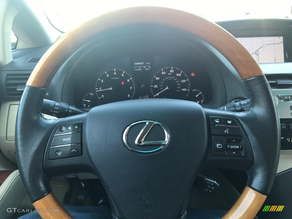 2012 RX 350 AWD - Matador Red Metallic / Parchment photo #9