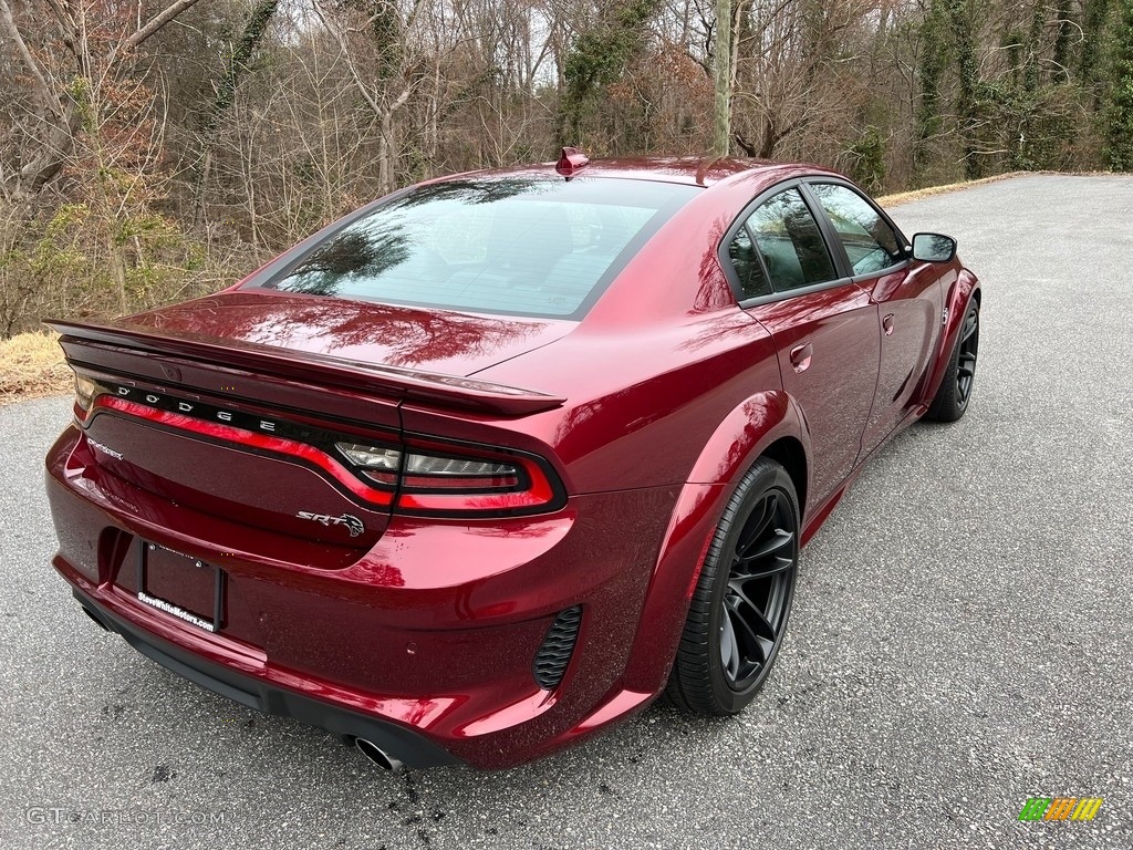 2022 Charger SRT Hellcat Widebody - Octane Red Pearl / Black photo #6