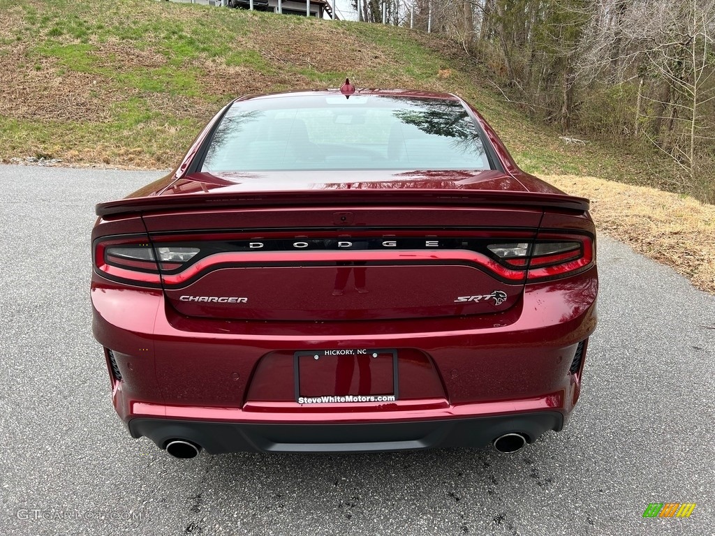 2022 Charger SRT Hellcat Widebody - Octane Red Pearl / Black photo #7