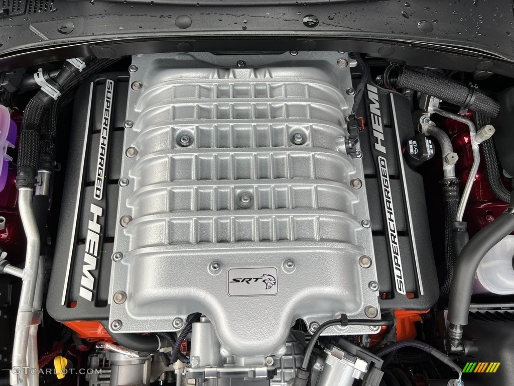 2022 Dodge Charger SRT Hellcat Widebody 6.2 Liter Supercharged HEMI OHV 16-Valve VVT V8 Engine Photo #145693646