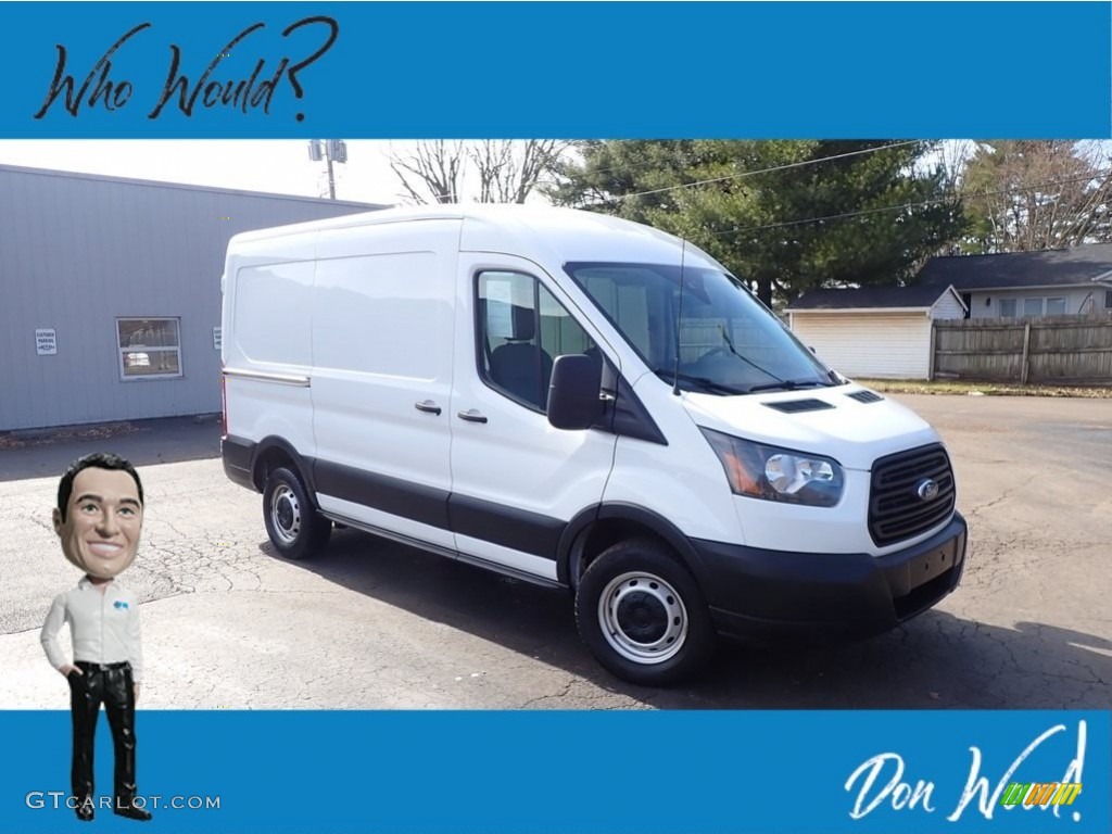 2019 Transit Van 250 MR Regular - Oxford White / Pewter photo #1