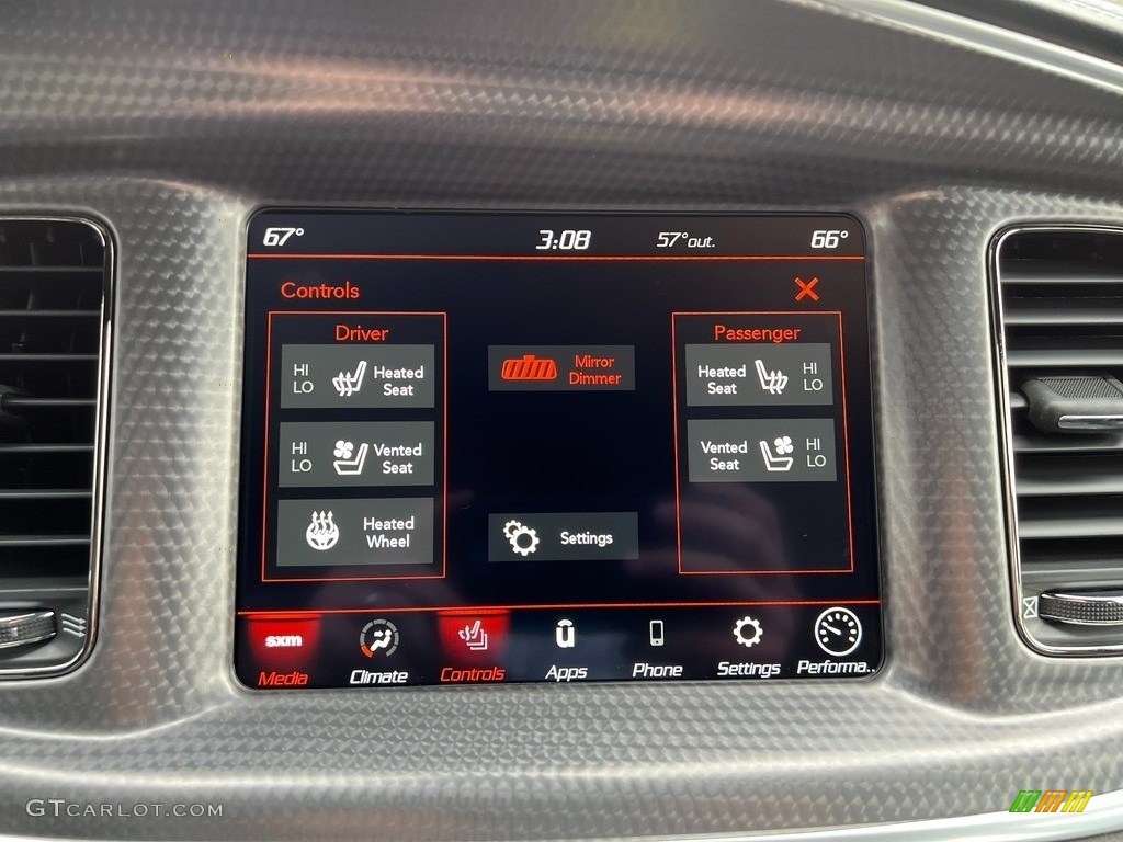 2022 Dodge Charger SRT Hellcat Widebody Controls Photo #145693946