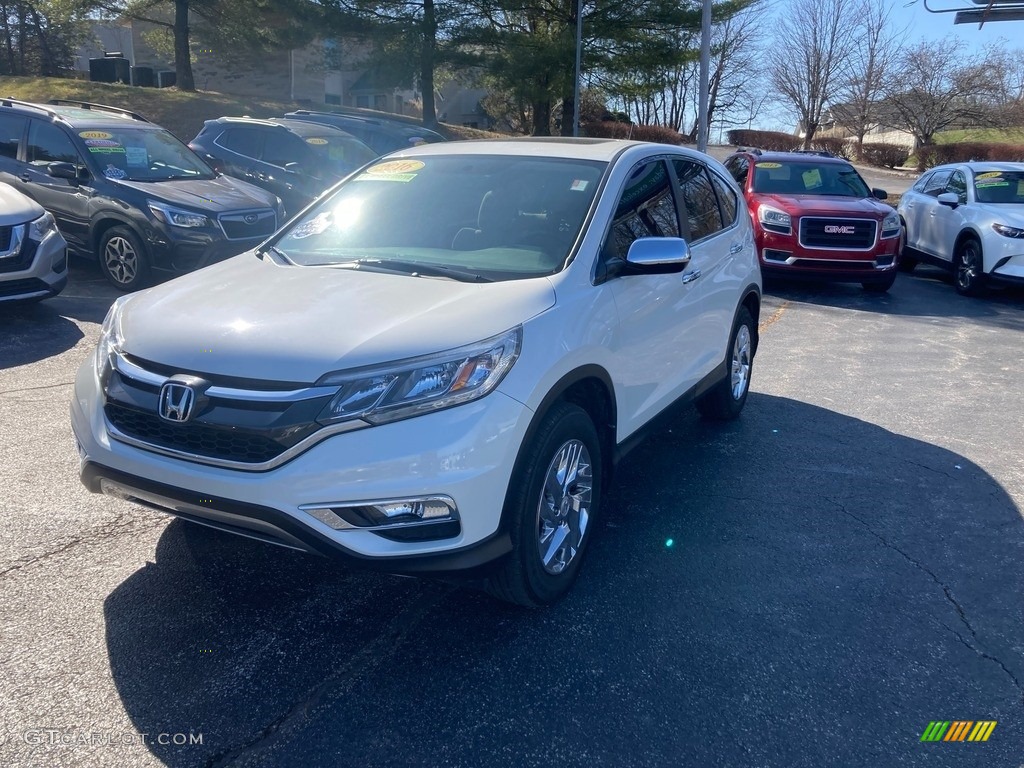 2016 CR-V EX AWD - White Diamond Pearl / Black photo #2