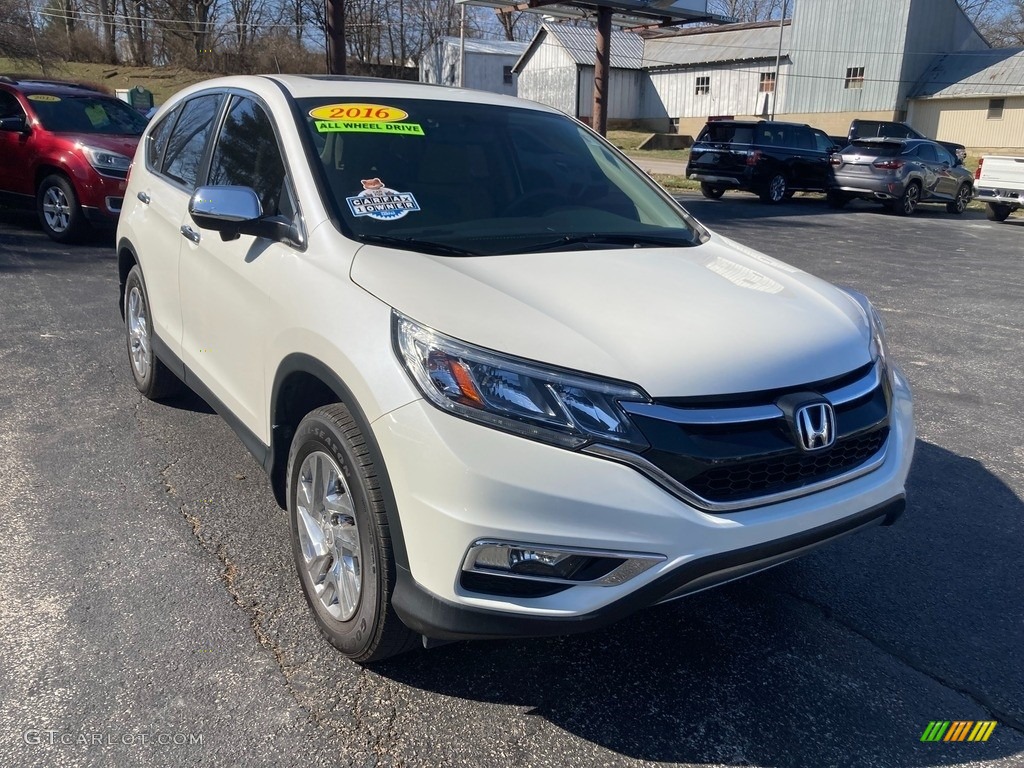 2016 CR-V EX AWD - White Diamond Pearl / Black photo #6