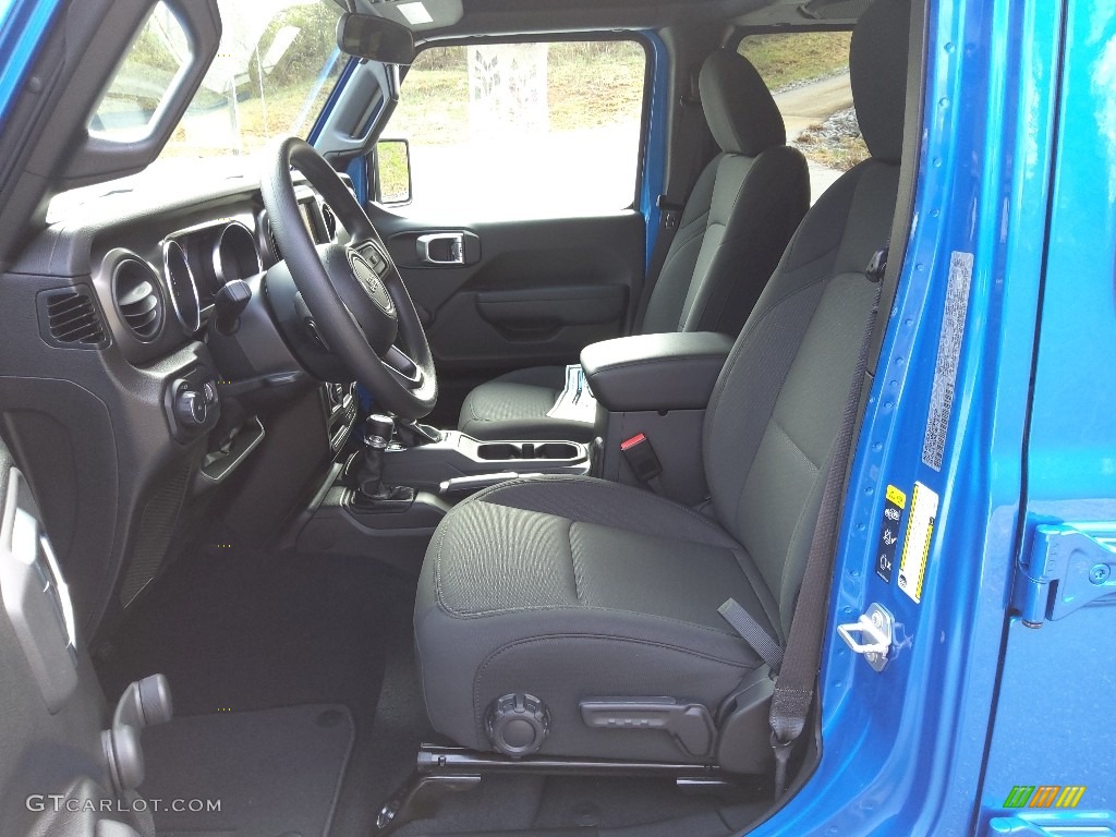 2023 Wrangler Unlimited Sport 4x4 - Hydro Blue Pearl / Black photo #10