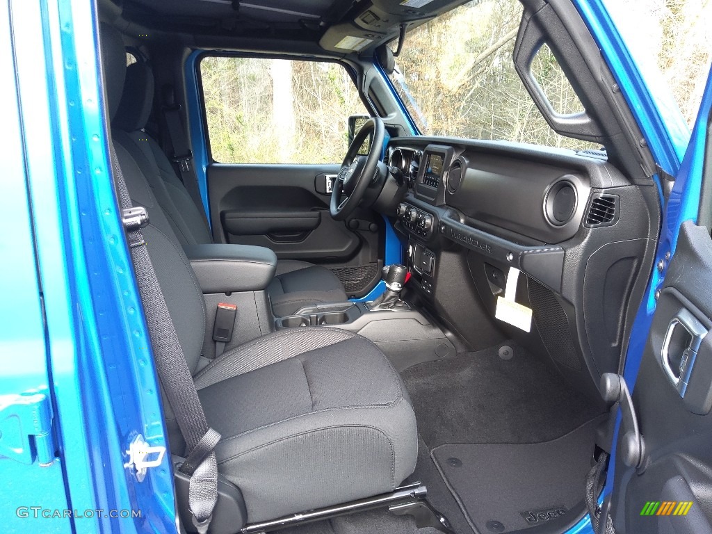 2023 Wrangler Unlimited Sport 4x4 - Hydro Blue Pearl / Black photo #16