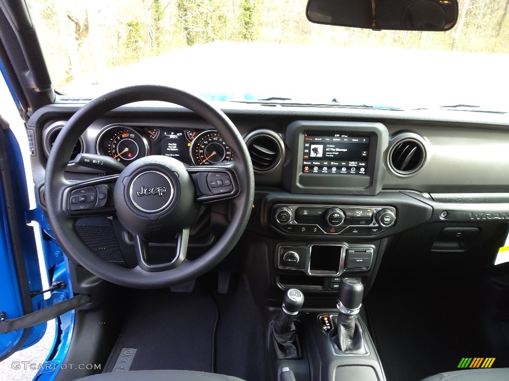 2023 Wrangler Unlimited Sport 4x4 - Hydro Blue Pearl / Black photo #17