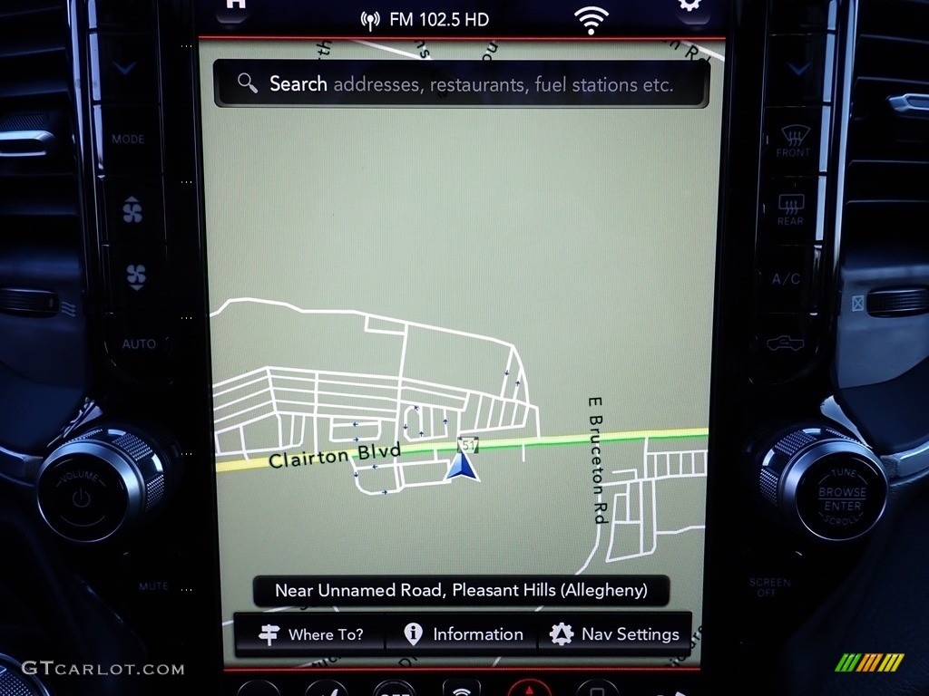 2021 Ram 1500 Laramie Crew Cab 4x4 Navigation Photo #145694795