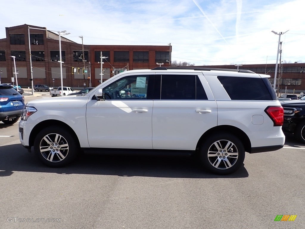 Star White Metallic Tri-Coat 2023 Ford Expedition XLT 4x4 Exterior Photo #145695857