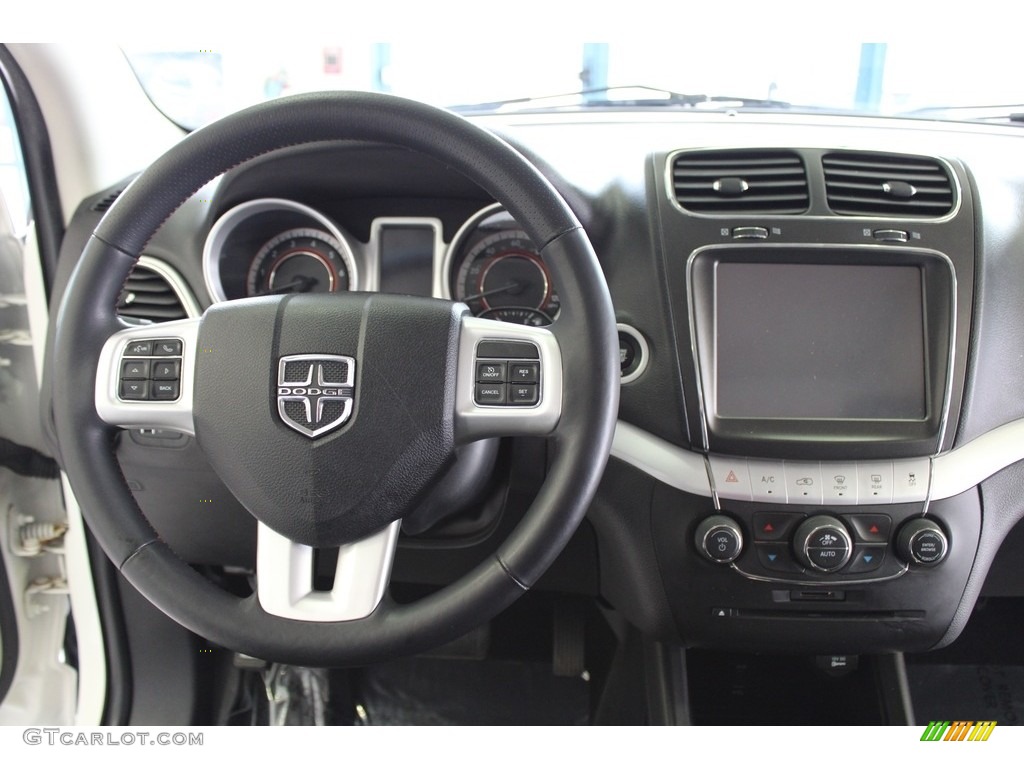 2017 Dodge Journey GT AWD Black Dashboard Photo #145696493