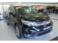 2018 Crystal Black Pearl Honda CR-V EX AWD  photo #4