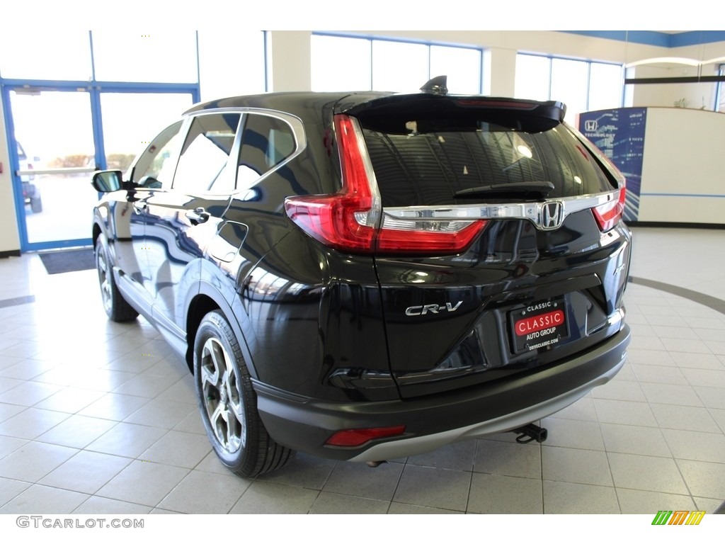 2018 CR-V EX AWD - Crystal Black Pearl / Black photo #11